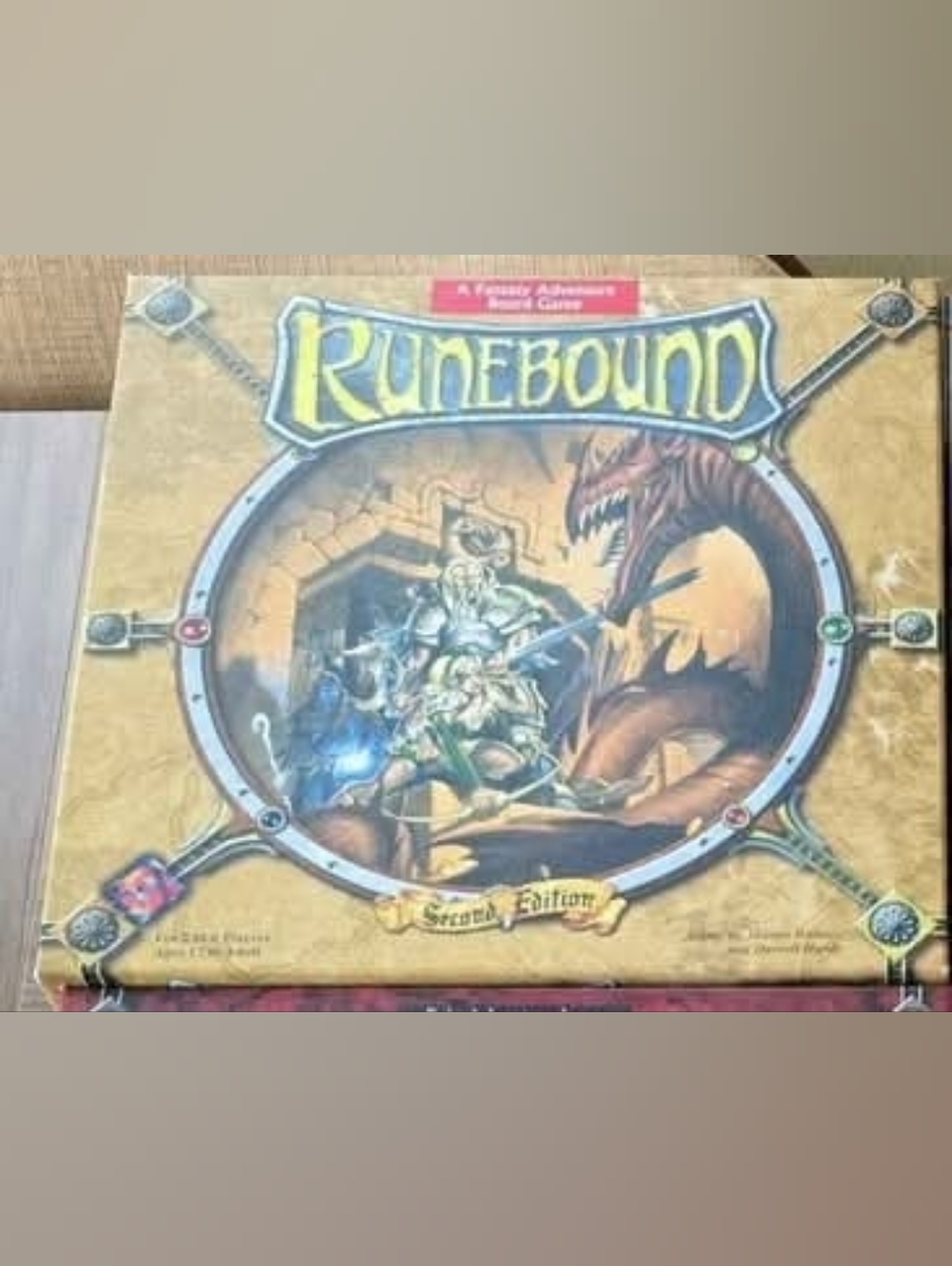 Vintage FFG Runebound Core Board Game 2nd Edition 2005 Complete